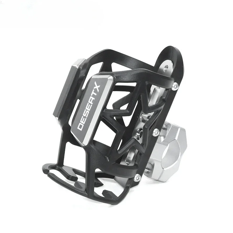 

DesertX Motorcycle Bottle Holder For DUCATI Desert X Tea Beverage Water Coffee Cup Aluminum Alloy ABS Modification Accessories