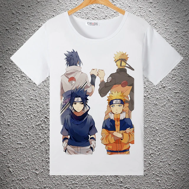 Blusa Feminina Mangá Naruto Sasuke Uchiha pequeno