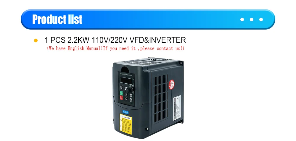 New 2200W 2.2KW YL Inverter VFD YL620-A 400hz input single phase  