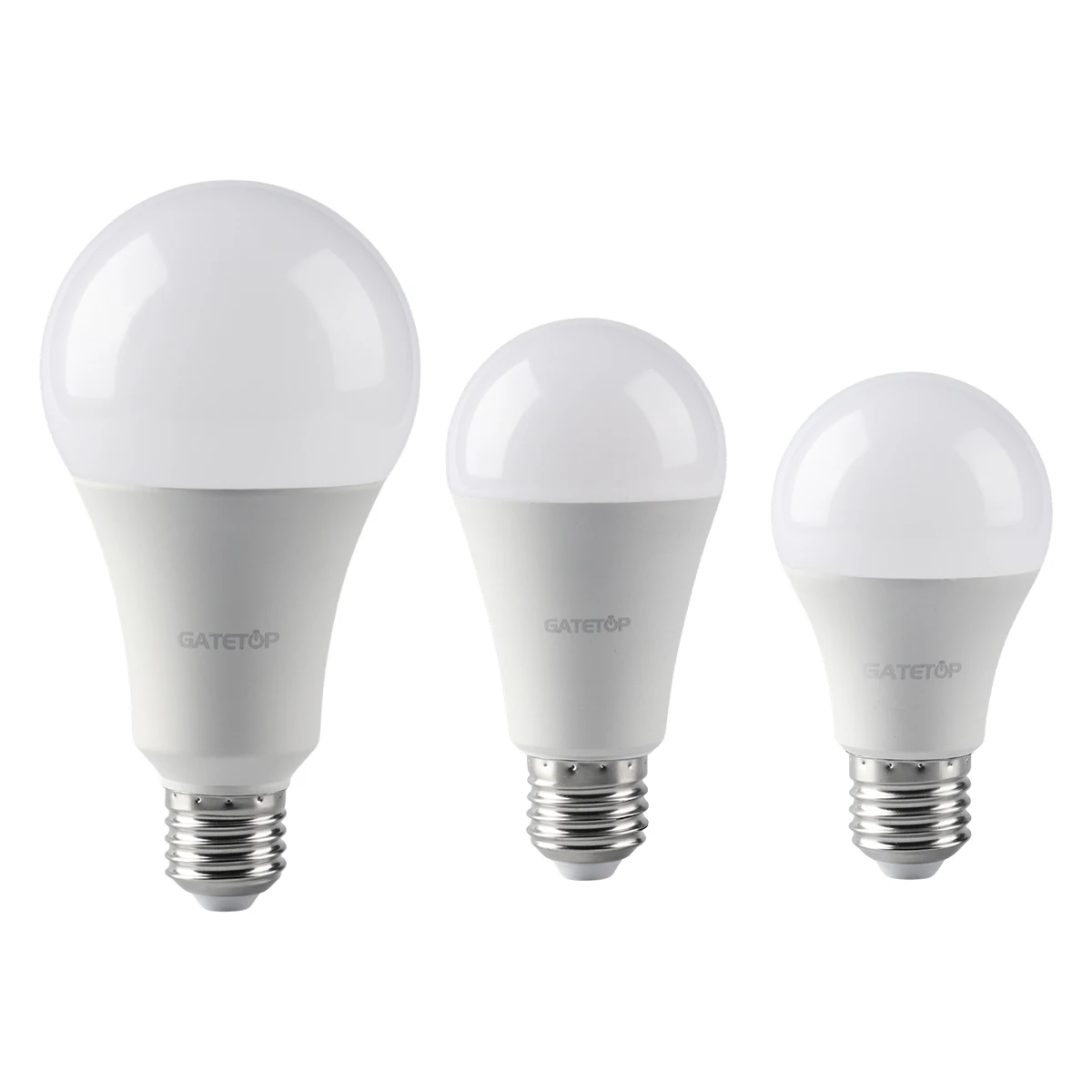 LED 전구 램프, 실제 전원 8W-24W, 3000K, 4000K, 6000K, 가정 및 사무실 조명용 램프, A60, A80, E27, B22, AC120V, AC220V, 10 개