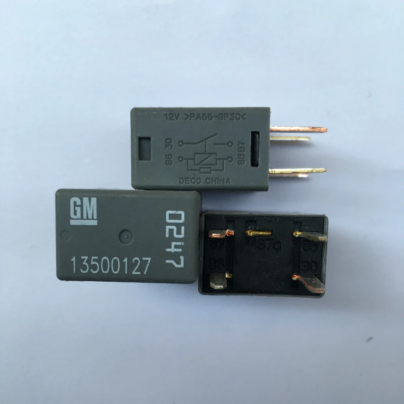 

(Совершенно новое) 1 шт./лот, 100% оригинальное реле: GM 13500127 13500127 12 В, 4-контактное автомобильное реле, звуковое включение, противотуманные фары