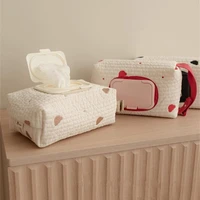 Cartoon Animal Flip Cover Tissue Box Wet Wipes Case Car Hanging Bag Paper Holder Storage Removable Napkin Storage Hanging Box 1