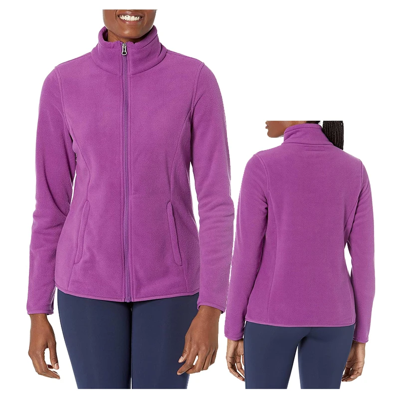 Winter Jacket Sport Jacket Women Full Zip Fleece Jacket Camping Thermal Outdoor Mountain Hiking Casual Warmth Soft Lightweight Travelling