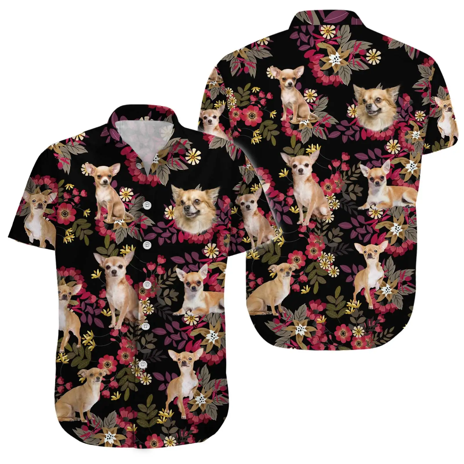 

Chihuahua Hawaiian Shirt Chihuahua Tropical Shirt Chihuahua Shirt Chihuahua Summer Shirt Beach Shirts Chihuahua Gift