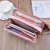 2023 New Women's Wallet Double Zipper Long Fashion Simple Handbags for Women Lychee Pattern Large Capacity Double Women's Purses 2