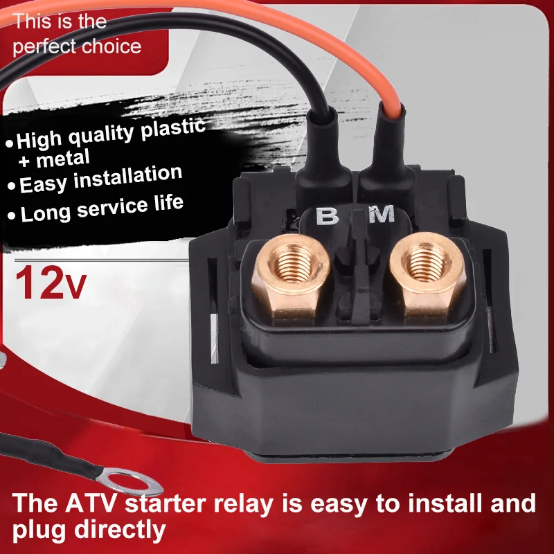 Relè Solenoide Avviamento Elettrico Moto Per Yamaha Fl50 F-L 50 Ftlr50 Tl50 Ttlr50 T-Tlr 50 F-Tjr 60 Ftjr60 F-Tlr 60 Ftlr60
