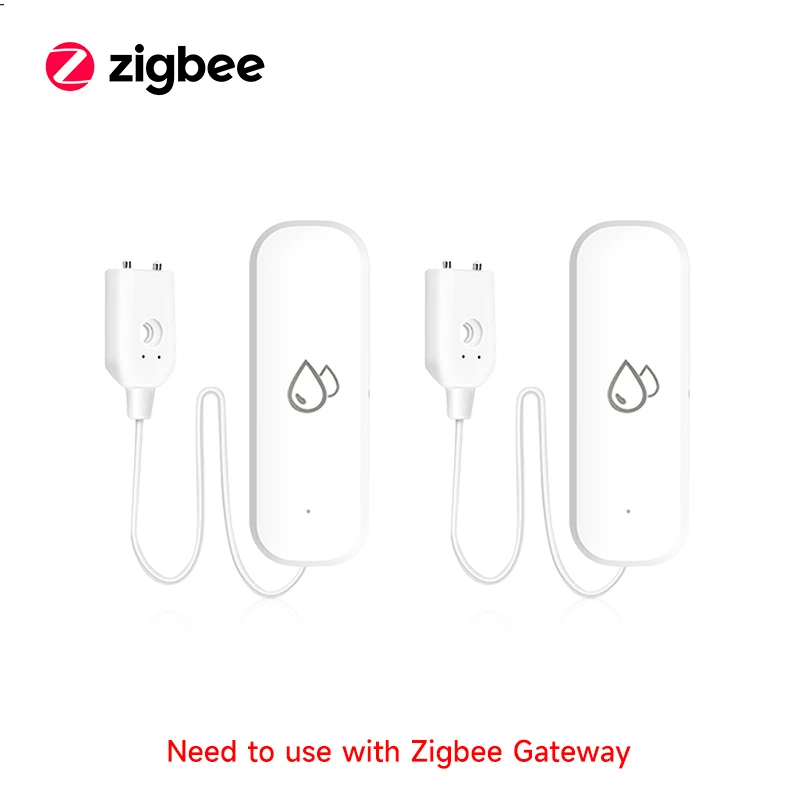 Tuya WiFi/ZigBee Water Sensor Leakage Alarm Flood Leak Detector Smart thumbnail 2