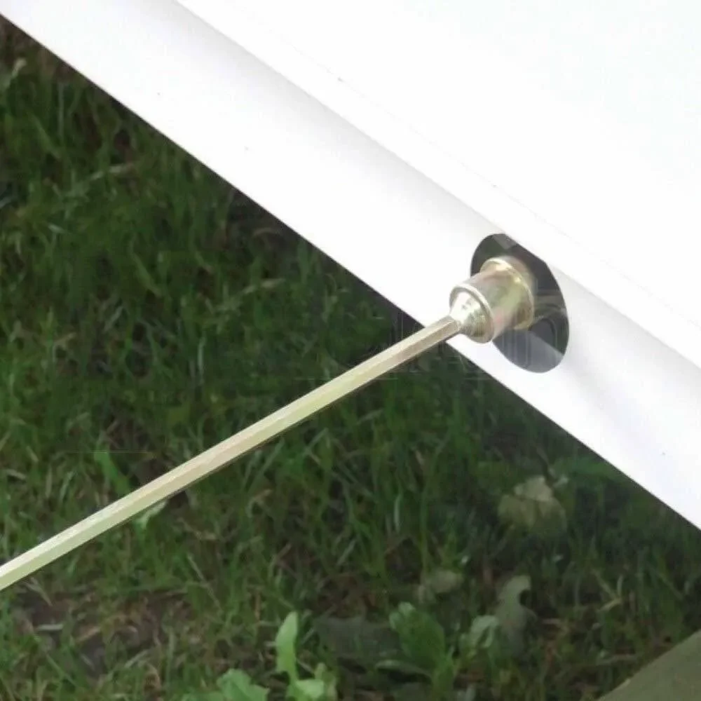 30 cm Ecke, stabil, für Wohnwagen, Beinwickler, Bohrer, Verlängerung, Jack-Buchse, 19 mm Adapter – Detail 2