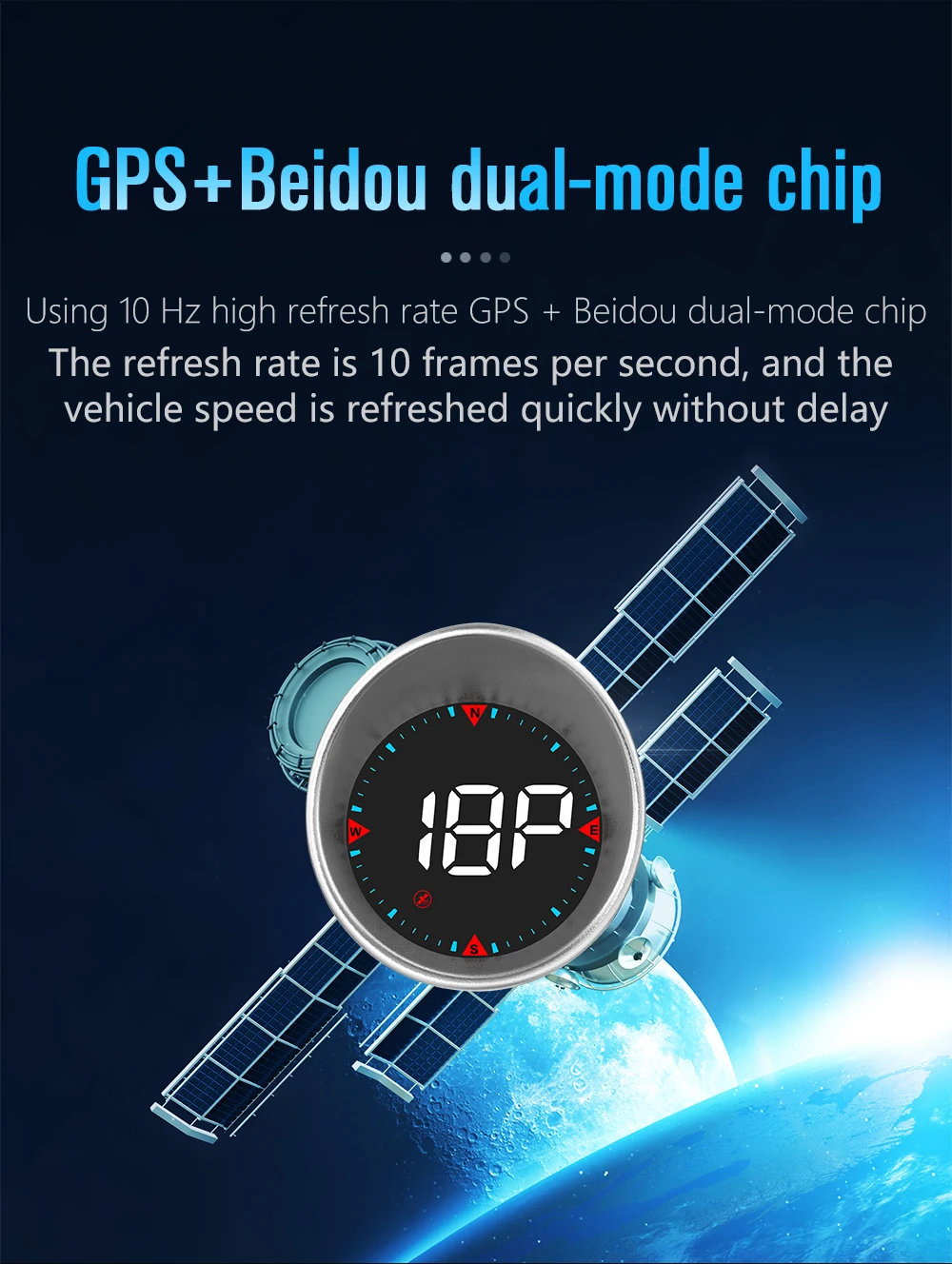G5 HUD Car Head Up Display Smart Digital Speed Mileage Tester Meter MPH KMH Gaug