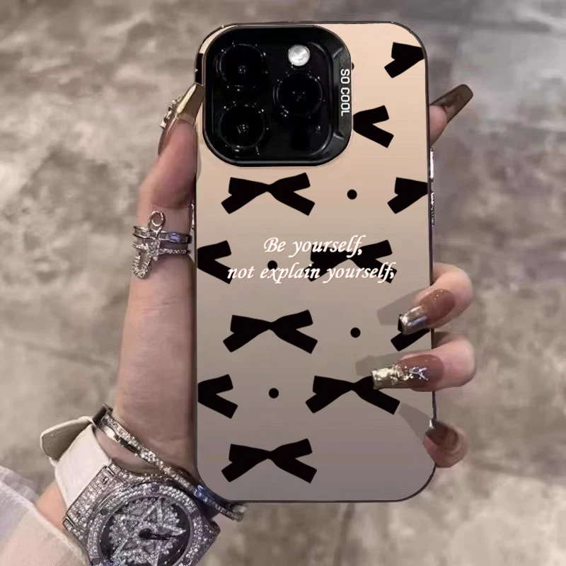 Elegant Lace Bowknot Laser Phone Case