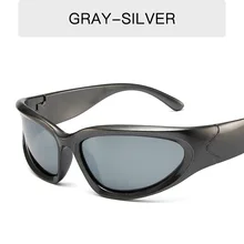  NEW Y2k Sunglasses Women Men Brand Design Mirror Sport Luxury Vintage Unisex Sun Glasses Men Driver Shades Oculos UV400 