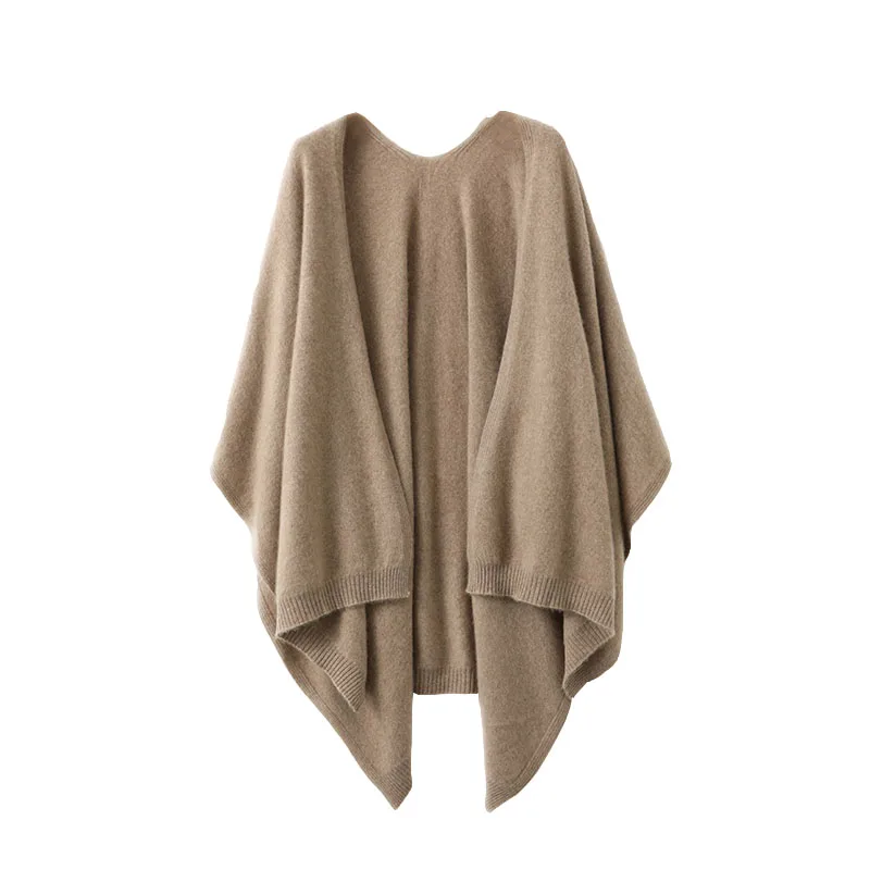 Merino Wool Scarf Women Large Size Shawl Sweater Knitted