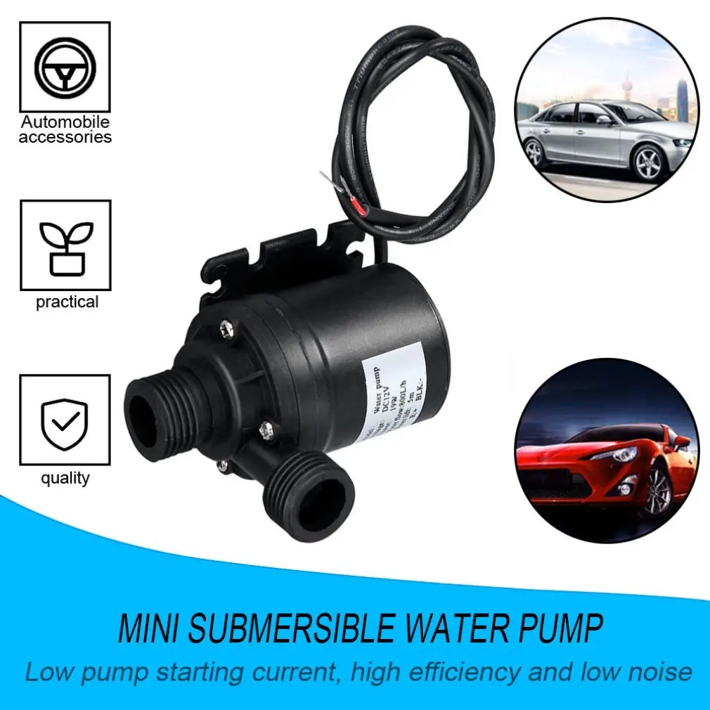 Multifunktions Gewinde Wasser Pumpe DC 12V Micro Bürstenlosen Motor  Wasserpumpen Mini Tauch Wasserpumpe Fahrstuhl 5M 800L/H - AliExpress