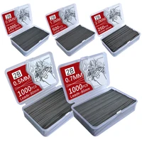 Metal Mechanical Pencil Large capacity Lead And Refills Set 0.3, 0.5, 0.7, 0.9 2.0 Mechanical Pencils for Drawing Sketching 6
