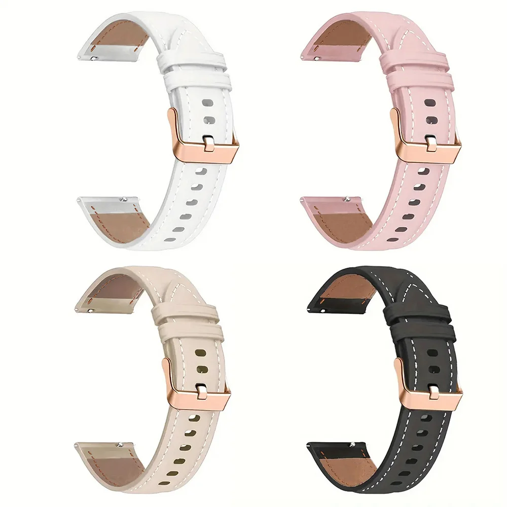 Premium PU Leather Watch Bands - Elegant and Versatile Strap