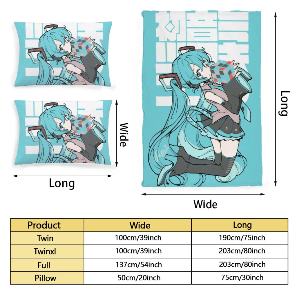 Hatsune Miku Single Bed Sheets Set Complete Case Single Linen Quilt Cover S020fece53c66499391afe3c43038e970O