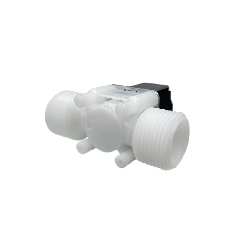 Solenoid valve 3/4" plastic 12V 24V 220V magnetic water control pneumatic pressure controller switch normally closed open N/C