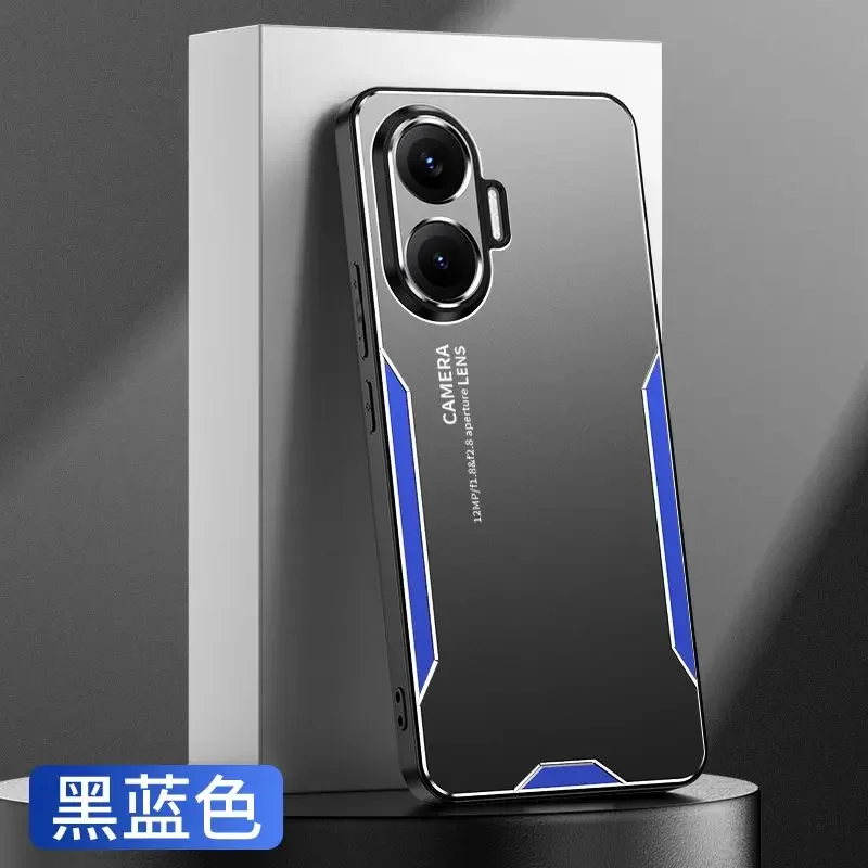 Rugged Aluminum Alloy Armor Case with Ice-like Feel and Shockproof Protection