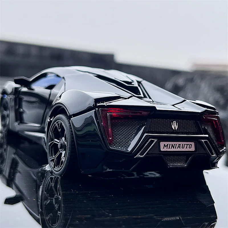 1:32 Lykan Hypersport Alloy Sport Car Model Diecast & Toy Metal Vehicles SuperCar Model Simulation Collection Childrens Toy Gift 2