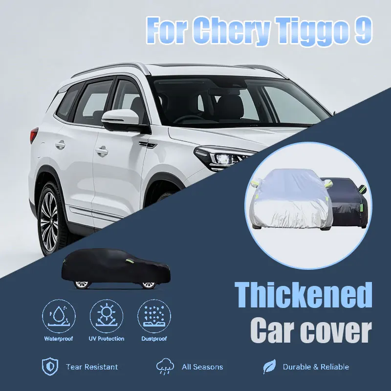 Chery Tiggo 9 용 전체 자동차 커버 반사 스트립 방수 방설 방진 UV 보..