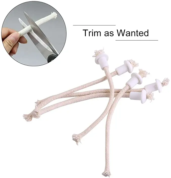 1/3meters long Round Cotton Wick Burner For Kerosene Alcohol lamp Torch Oil Wine Bottle Product Accessory