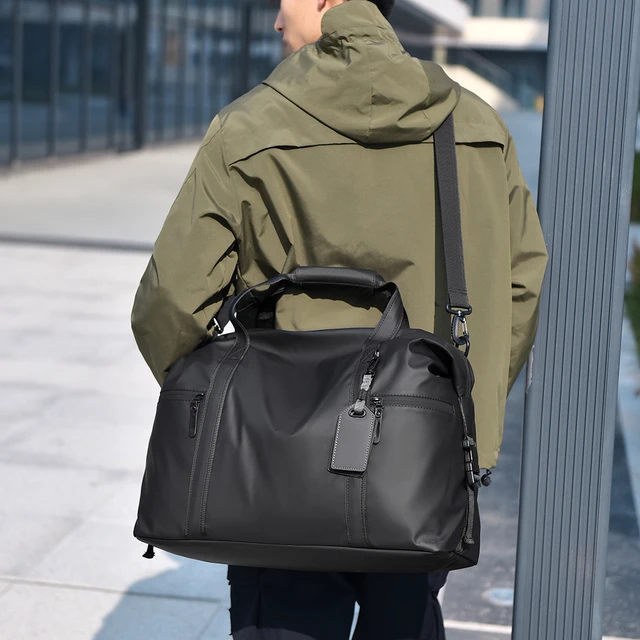 Men’s Black Gym Duffel 6