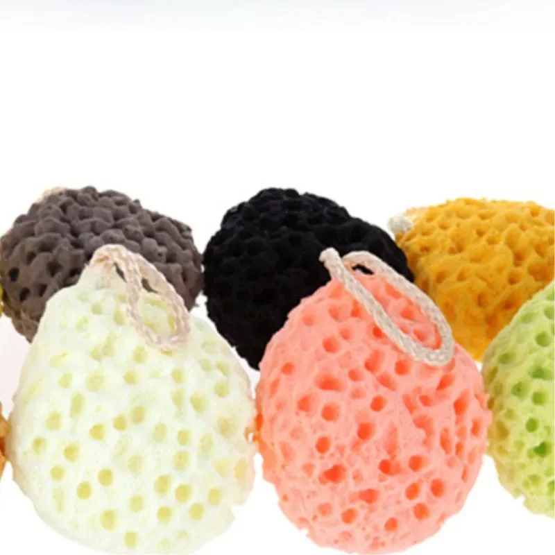 1pc Soft Shower Sponge for Bathing Body Scrubber Massager Exfoliating Bath Bubble Balls Wash Cloth Skin Care Bathing Accessories 6