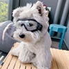 Dog Goggles for Small Breed Dog Sunglasses Dog UV Sunglasses Windproof Soft Frame Adjustable Straps for Small/Medium Dogs Puppy 1