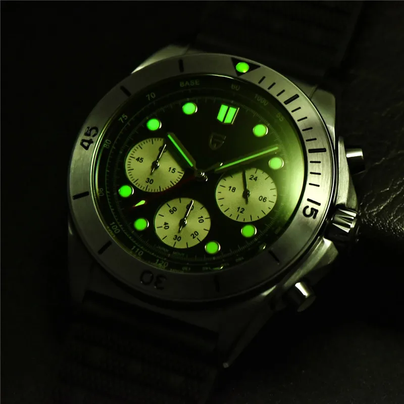 New PAGANI DESIGN Men's Quartz Watches Sapphire Luxury Chronograph Stainless Steel Waterproof Men's Watch Relogio Masculino 1705
