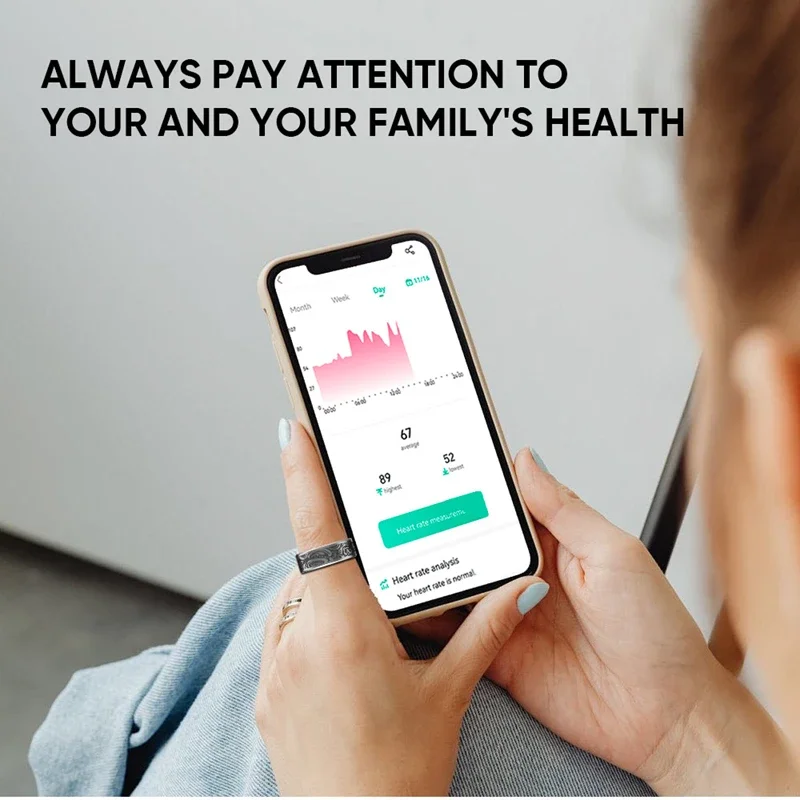 Smart Ring Heart Rate Blood Pressure Blood Oxygen Sleep Monitoring thumbnail 7