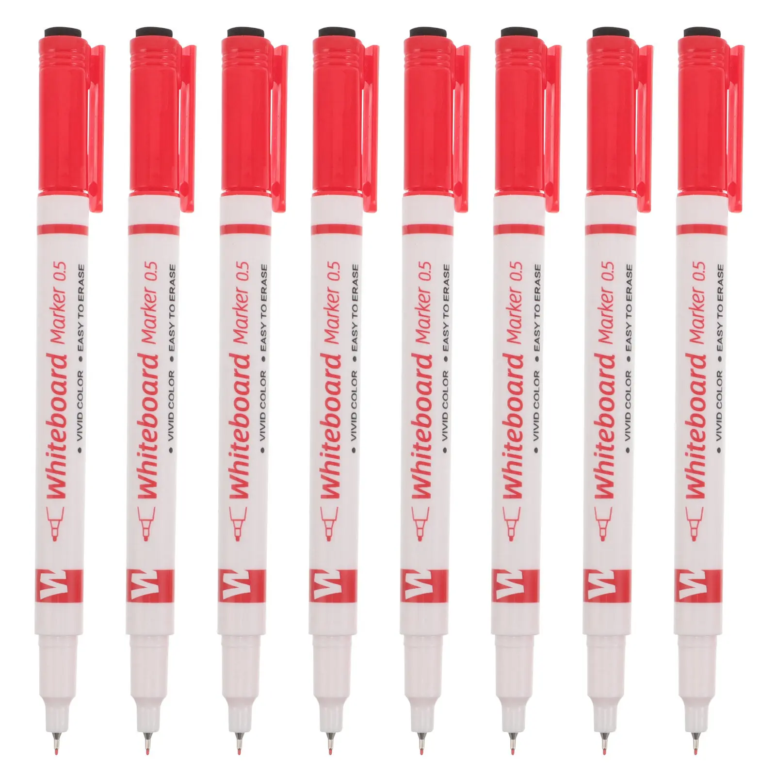 20Pcs 초미세 0.5mm 팁 드라이 지우개 마커 화이트보드용 세척 가능 지울 수 있는 컬러 펜 파인 포인트 교실 사무실 홈 아트