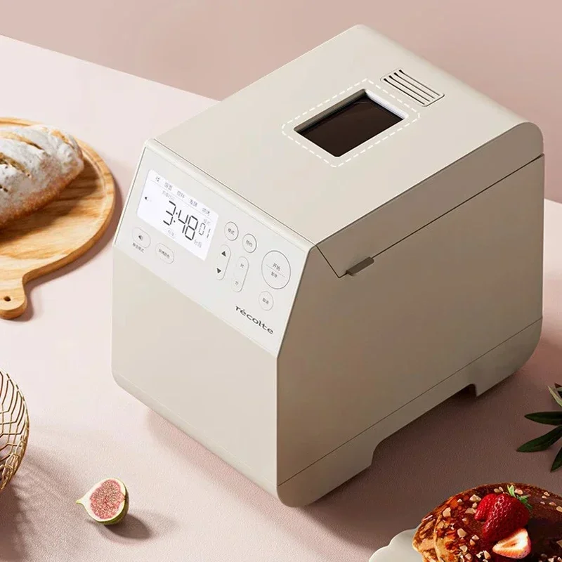 Recolte Automatic Bread Maker 430W 12 Programmable Programs 3 Baking Color Dough Stirring Toast Bread Machine