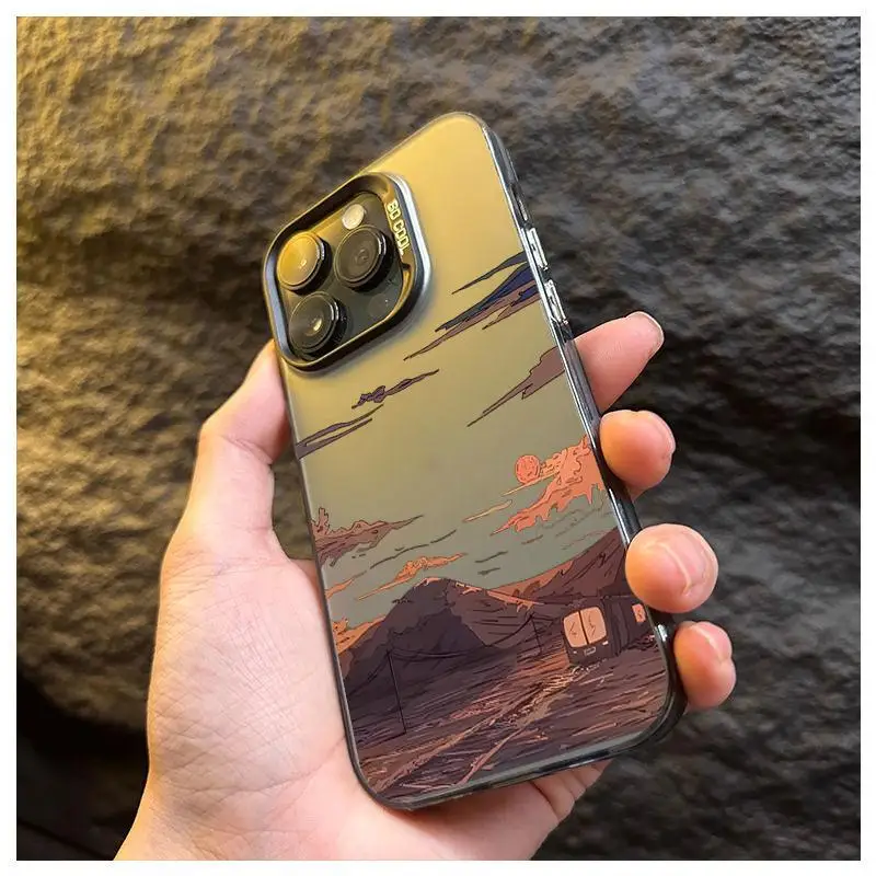 Scenic Sunset Mountain Cloud Phone Case