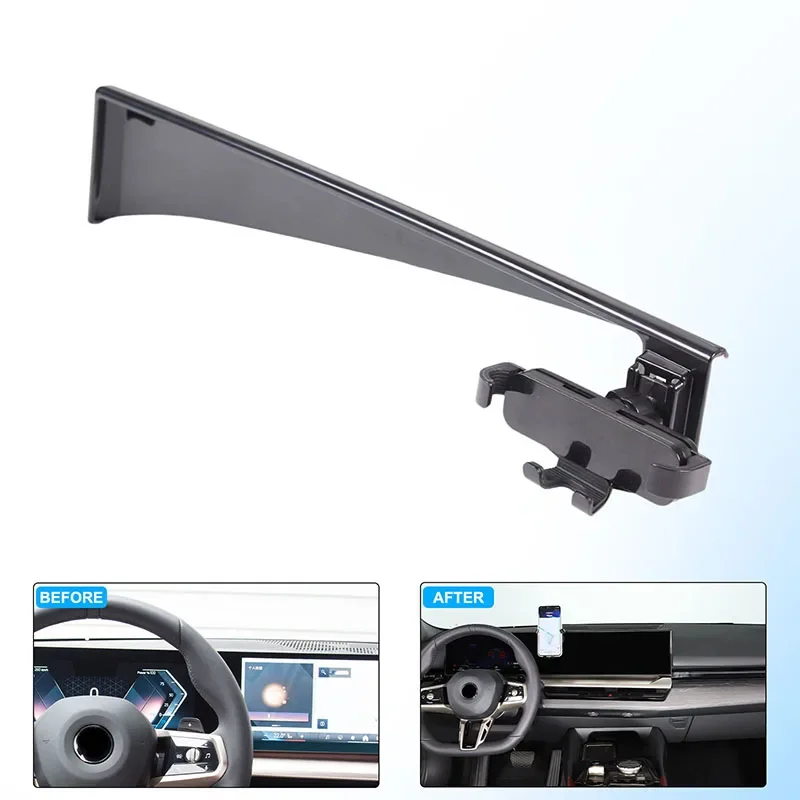 

For BMW 5 Series i5 2024 +Car Phone Holder Adjustable GPS Bracket 14.9" Screen Fixed Car Mount Mobile Phone Holder Accessories