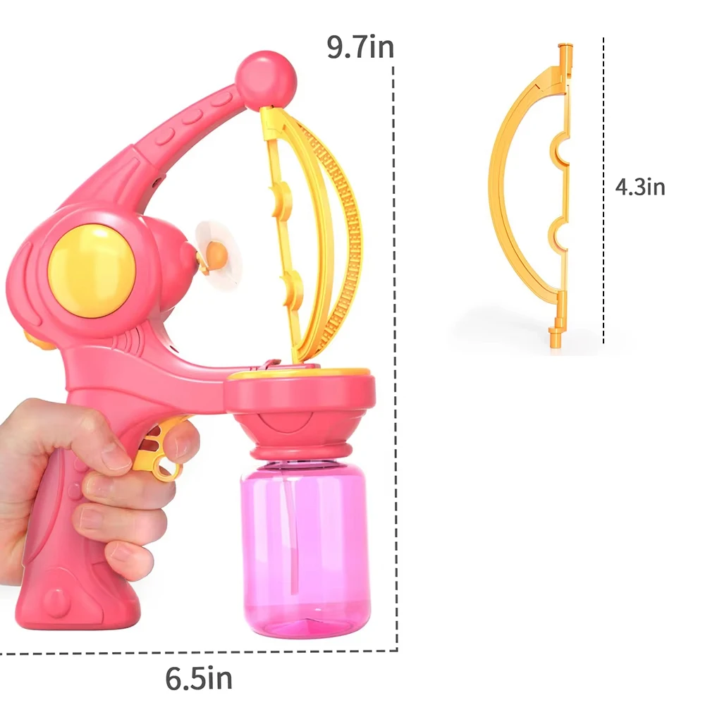 Blowing Bubbles Automatic Bubble Gun Toys Machine Summer Outdoor Party Play Toy For Kids Birthday Surprise Gifts for Water Park 6