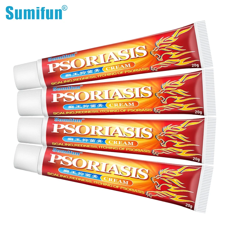 1/2/4Pcs Sumifun Psoriasis Treatment Cream Herbal Eczema Dermatitis