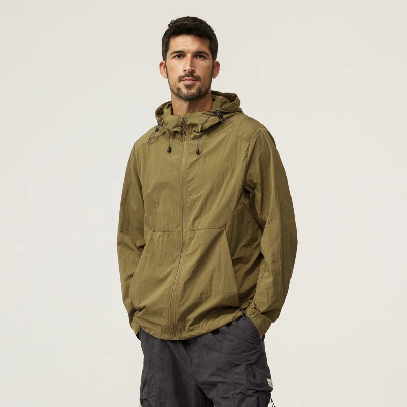 Summer UPF 40  UV Sun Protection Coats Men Thin Soft Breathable Quick Drying Jacket Outdoor Fishing Hoodies Outwear