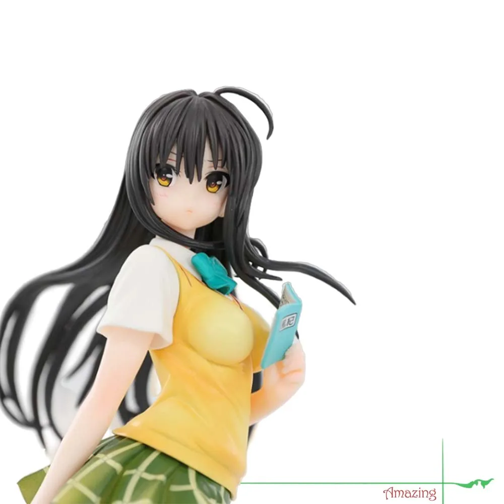 

Школьная форма Yui koтегава с черной шерстью, фигурка-девушка с призовым призраком, Игрушечная модель