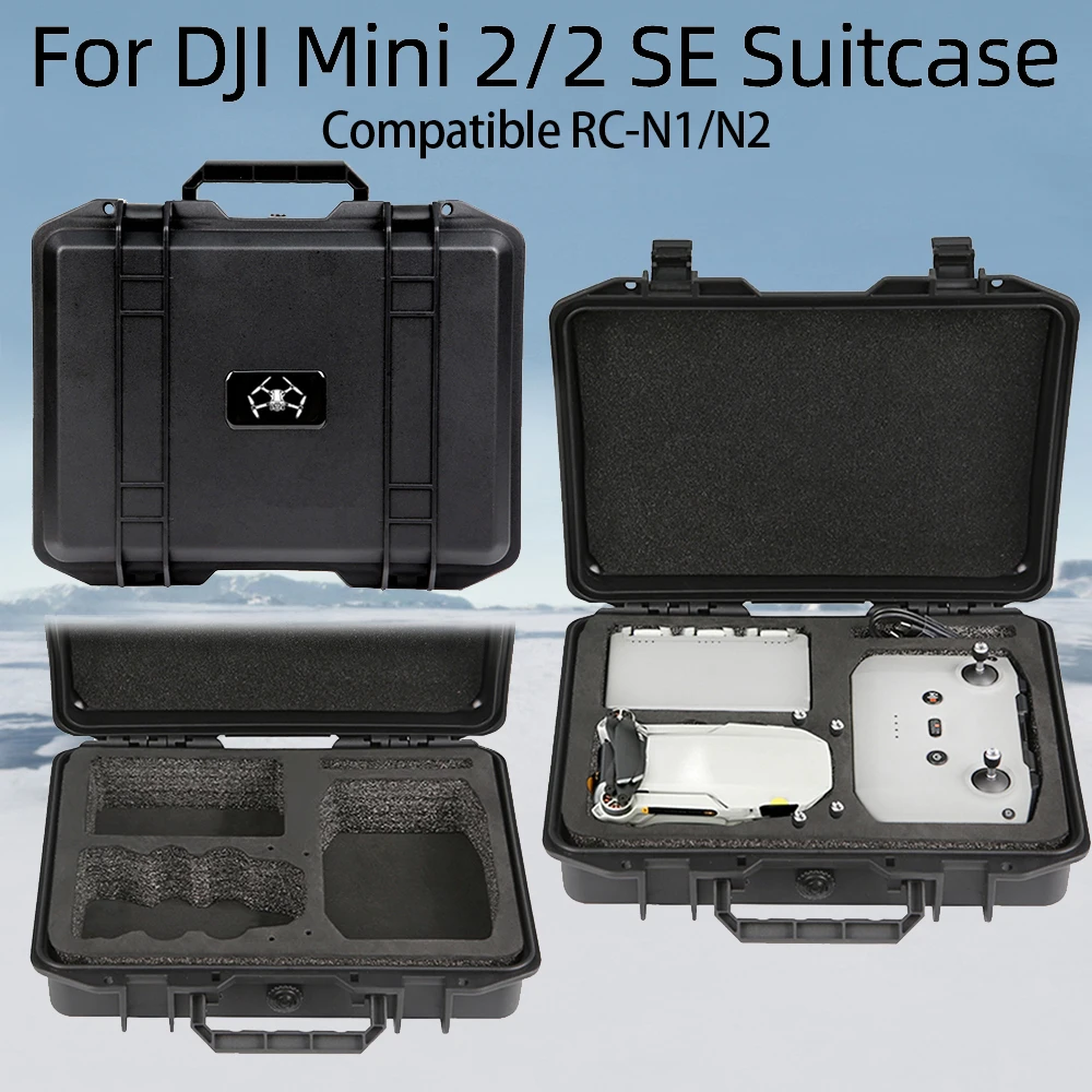 

for DJI Mini 4 Pro Explosion-Proof Box Hard Shell Bag Drone RC 2/RC-N2 Remote Control Protector Suitcase Accessories