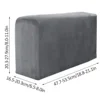 2pcs Universal Armrest Covers Non-Slip Sofa Armrest Protector Soft Warm Couch Arm Rest Covers Thickened Furniture Arm Protector 6