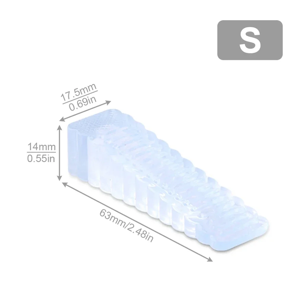 1pc Door Stopper Rubber Silicone Anti-collision Safety 4-26mm Joints For Household Improvement Accessories