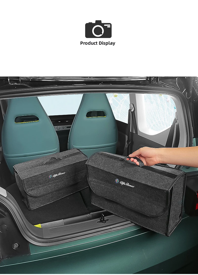 Alfa Romeo Kofferbak Organizer Tas - Exacte afmetingen in millimeters