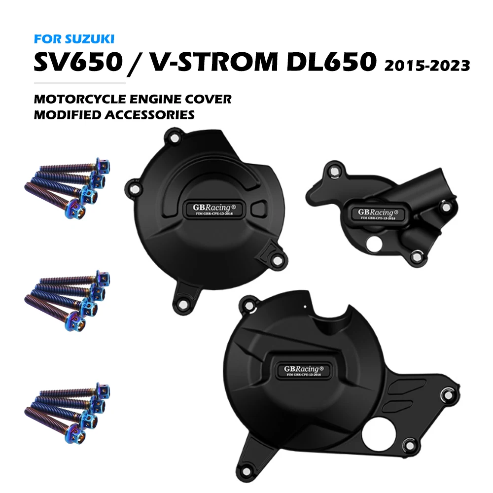 GB Racing SV650 V-STROM DL650 Motorcycles Engine cover Protection Case For SUZUKI SV DL 650 2015-Modified Accessories