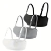 3 PCS Set Breathable Front Open Nursing Bra Maternity Underwear Pregnancy Bra Full Cup Wireless Comfortable Breastfeeding Bra 1