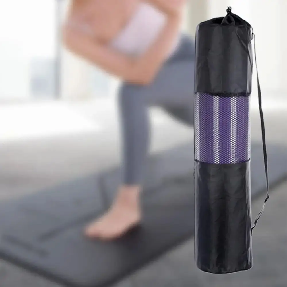 Stretching Abdominal Muscles Yoga Mat Bag Mesh Adjustable Strap Yoga Mat Pack Sport Tool Organizer Sports Bag