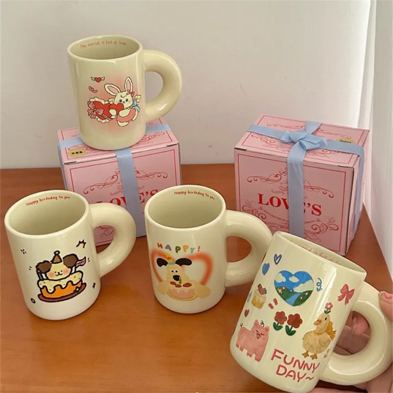 

Kawaii Anime Sanrio My Melody Kuromi Mug Cartoon Ceramic Drink Water Cup Milk Coffee Cup Girl Kids Friends Birthday Holiday Gift