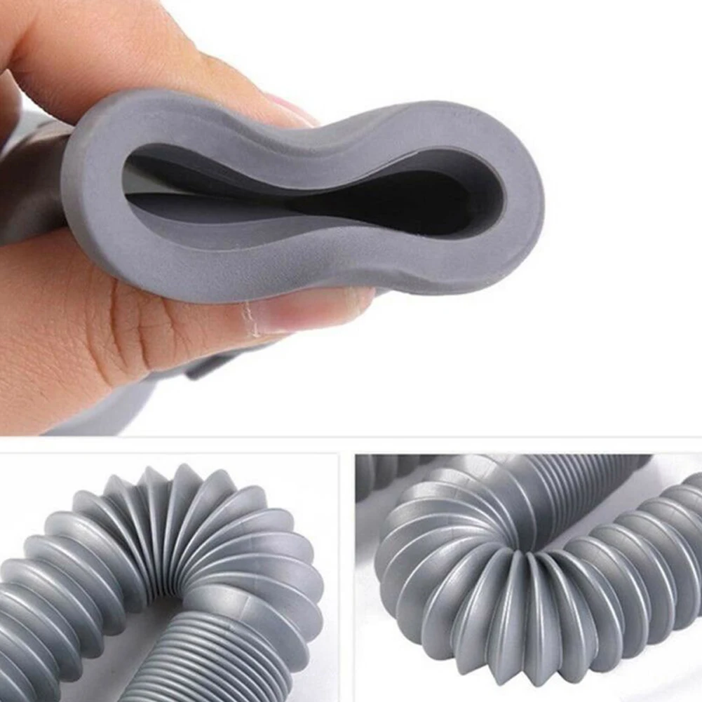 

1Pc Drain Hose Washing Machine/Dishwasher Drain Waste Hose Extension Pipe Plastic 1.5m Plumbing Hoses For Home Dector