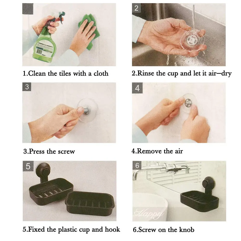 

Вакуумный держатель для мыла и посуды, настенный органайзер для душа, ванной комнаты, душа, аксессуары для мыла