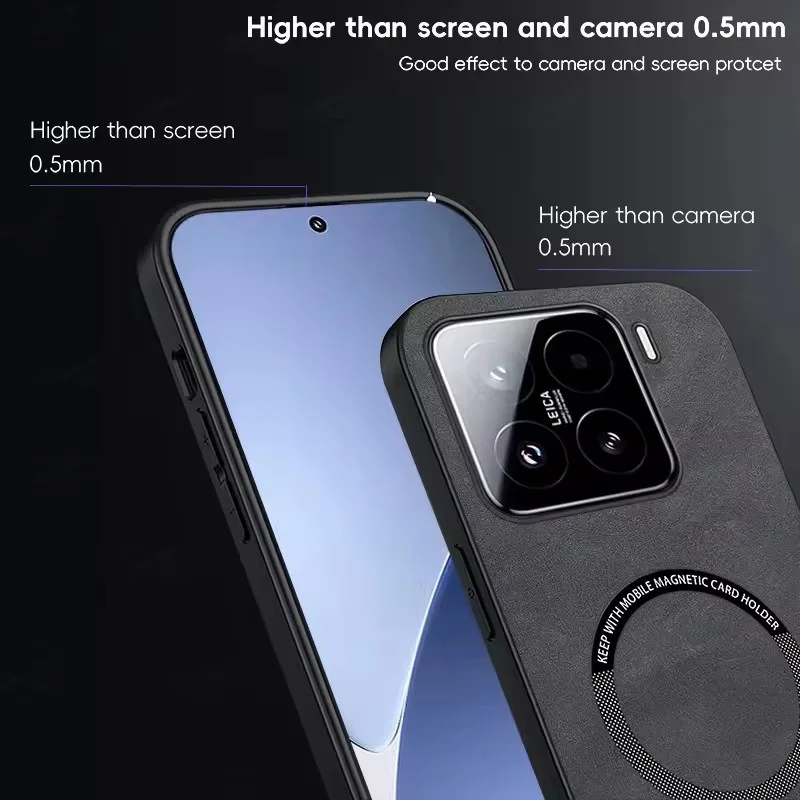 Enhanced Magsafe Leather Magnetic Shockproof Phone Case