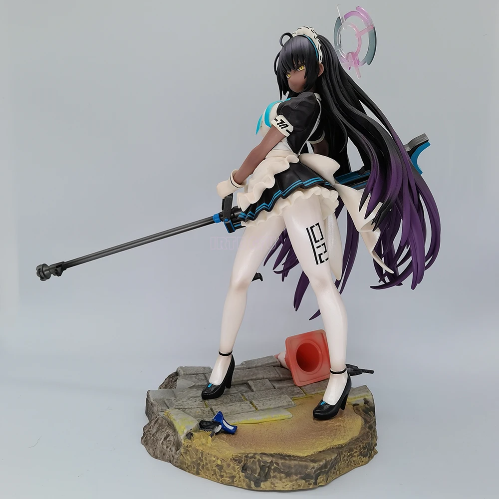 アニメ フィギュア ③ アニメのPVCアクションフィギュア,おもちゃ,青いアーカイブ,角の